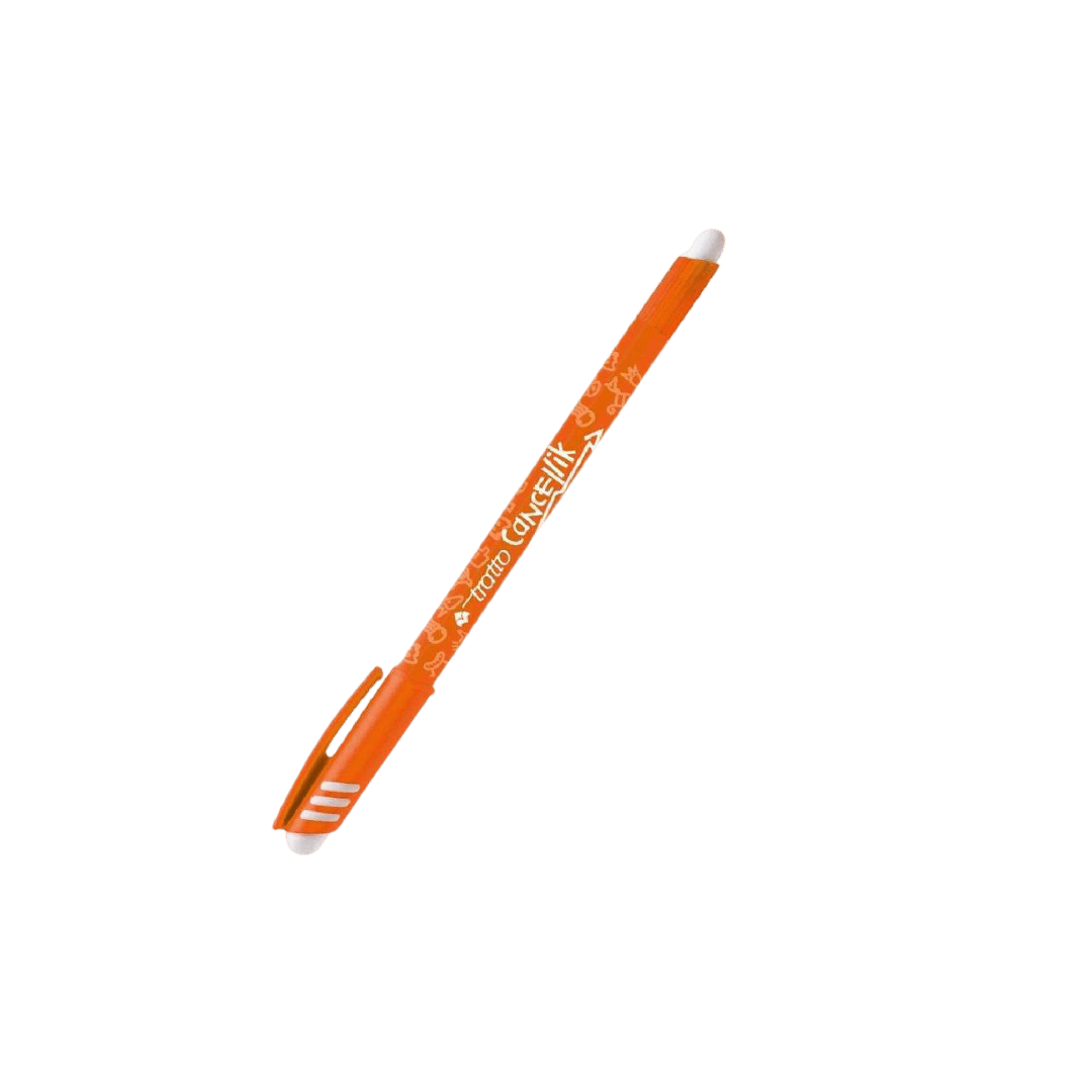 Cancellik 1.0 mm Erasable Ballpoint Pen In Orange