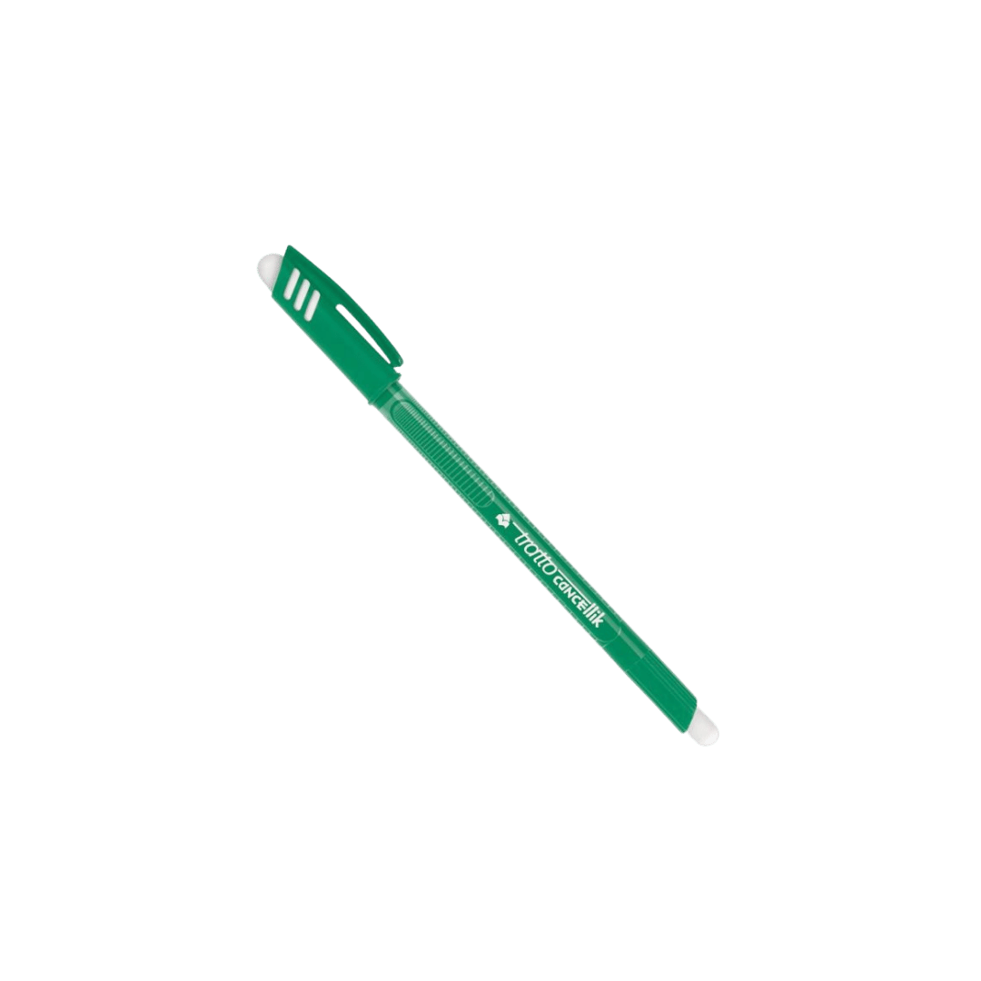 Cancellik 1.0 mm Erasable Ballpoint Pen In Green