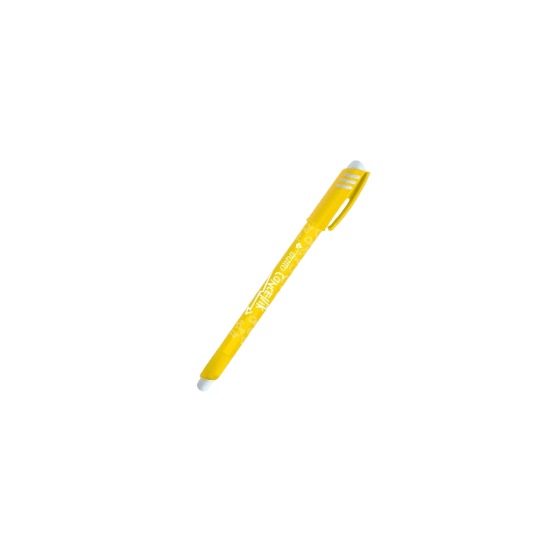 Cancellik 1.0 mm Erasable Ballpoint Pen In Yellow