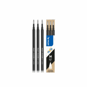 FriXion Ball 0.7mm Erasable Gel Pen Refill Pack of 3 pcs In Black