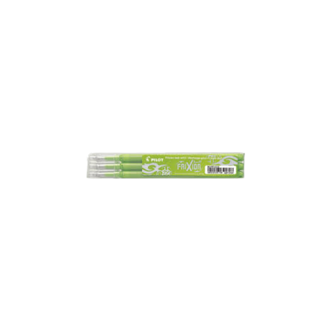 FriXion Ball 0.7mm Erasable Gel Pen Refill Pack of 3 pcs In Light Green