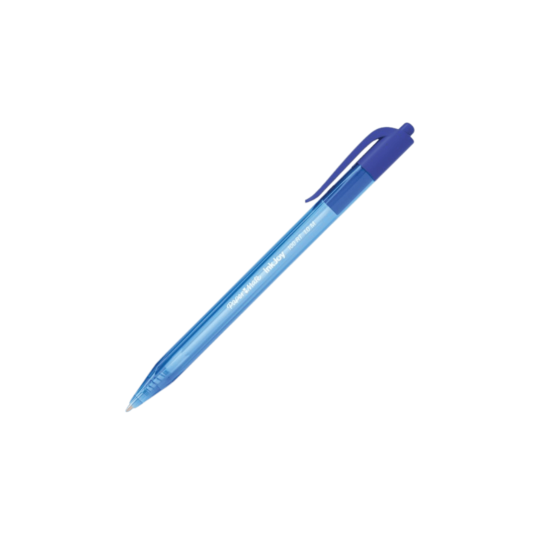 InkJoy 1.0 mm 100RT Retractable Ballpoint Medium point Pen In Blue