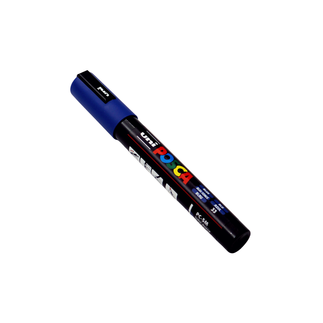 POSCA 1.8 - 2.5 mm PC5M Marker Medium In Blue