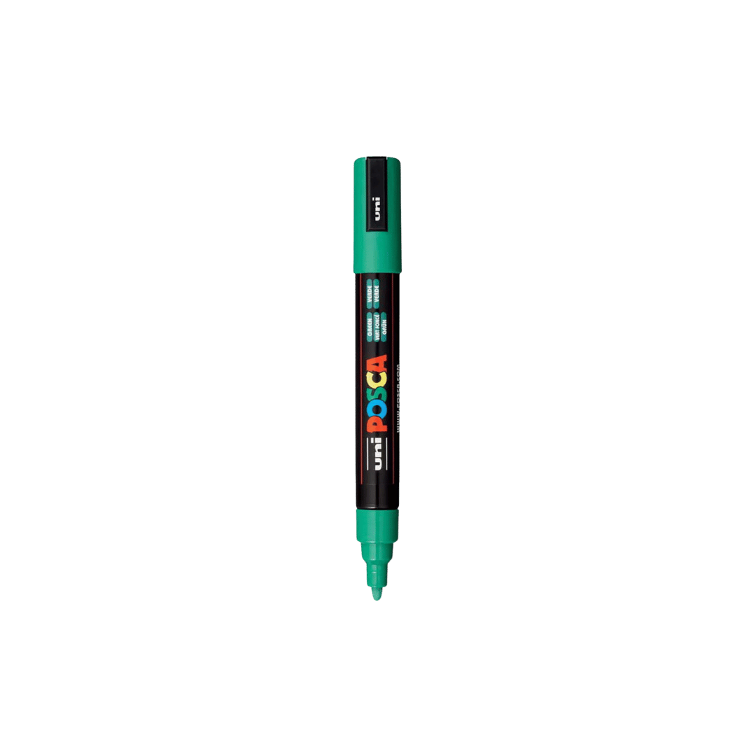 POSCA 1.8 - 2.5 mm PC5M Marker Medium In Green