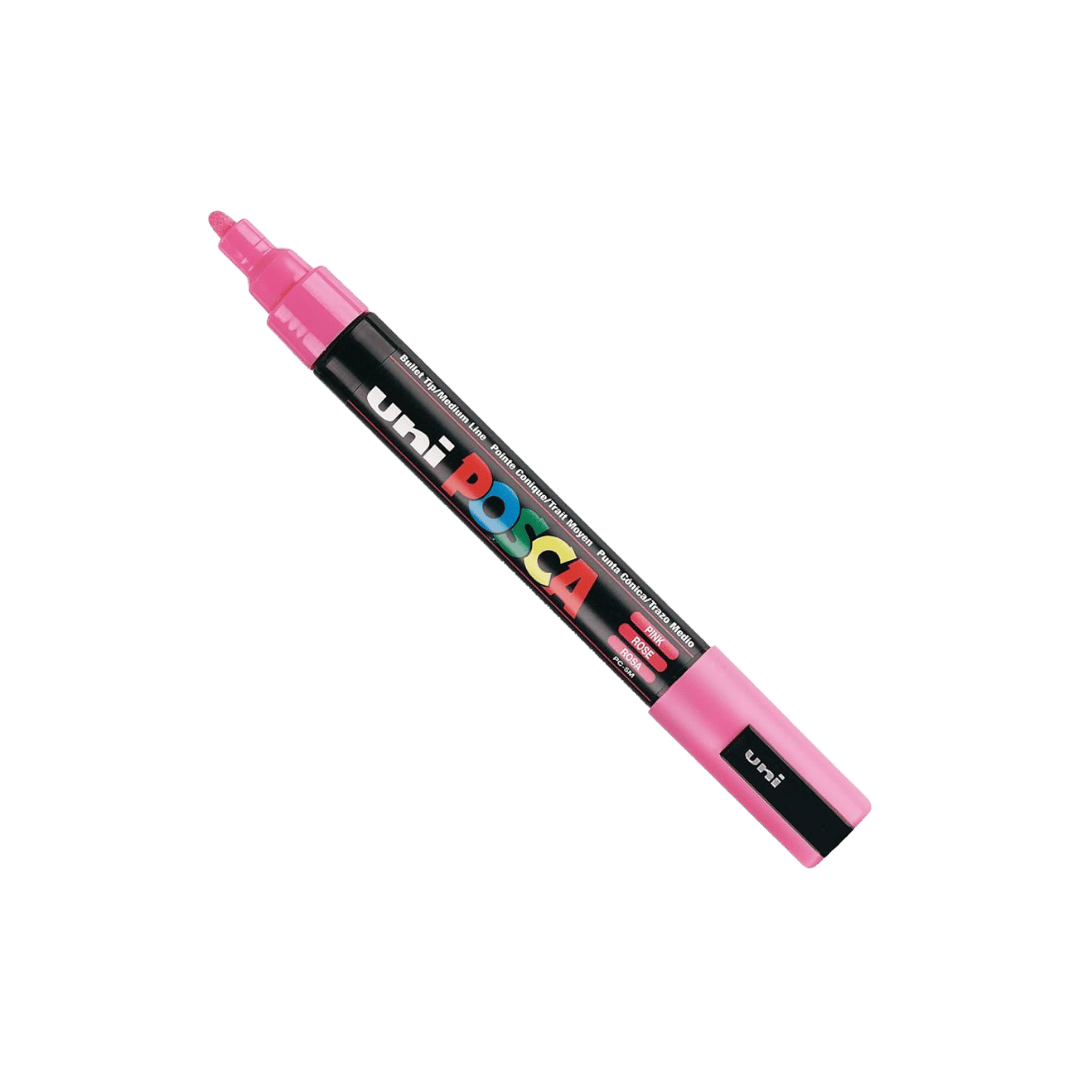 POSCA 1.8 - 2.5 mm PC5M Marker Medium In Pink