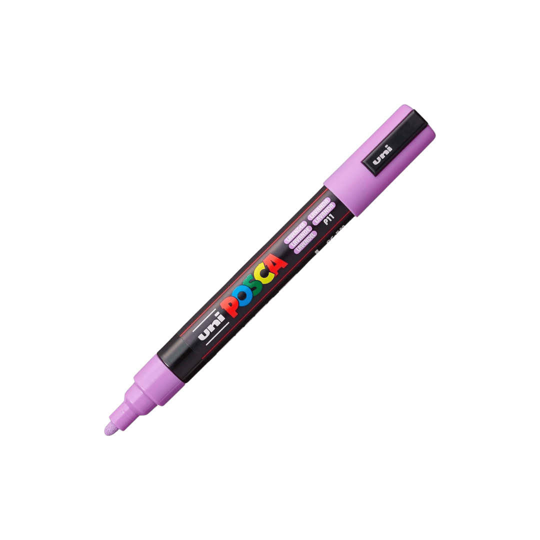 POSCA 1.8 - 2.5 mm PC5M Marker Medium In Purple