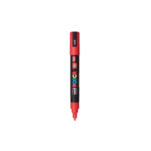 POSCA 1.8 - 2.5 mm PC5M Marker Medium In Red