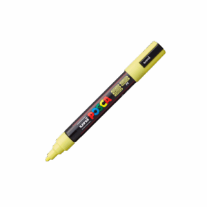 POSCA 1.8 - 2.5 mm PC5M Marker Medium In Yellow