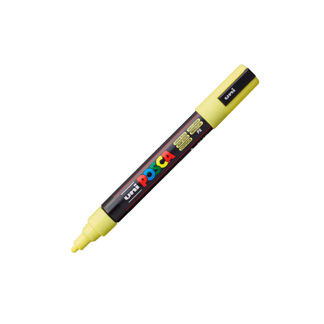 POSCA 1.8 - 2.5 mm PC5M Marker Medium In Yellow