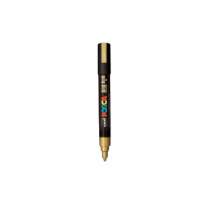 POSCA 1.8 - 2.5 mm PC5M Marker Medium In Gold