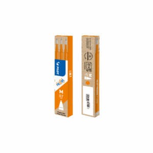 FriXion Ball 0.7mm Erasable Gel Pen Refill Pack of 3 pcs In Orange