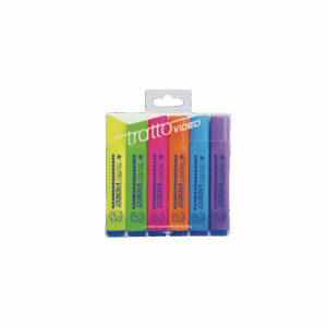 Video Stretch Highlighter Box of 6pcs